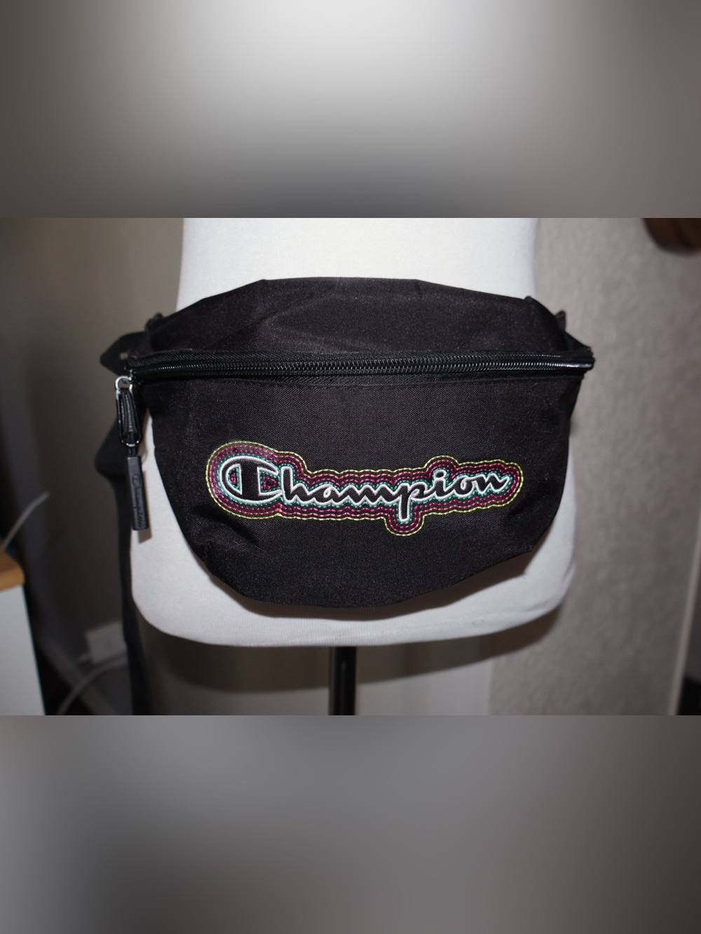 Champion Sports Canvas Waist Bag / Cross Body /Fannypack Vintage